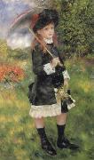 Pierre Renoir Girl with Parasol (Aline Nunes) oil on canvas